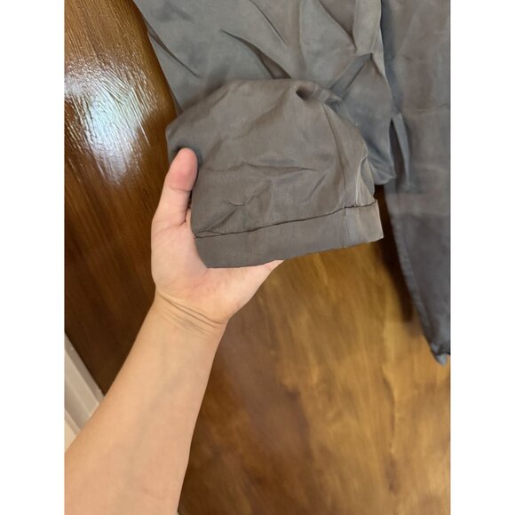 Club Monaco Silky Olive Green Size 4 Trouser Pant Womens - Picture 3 of 6